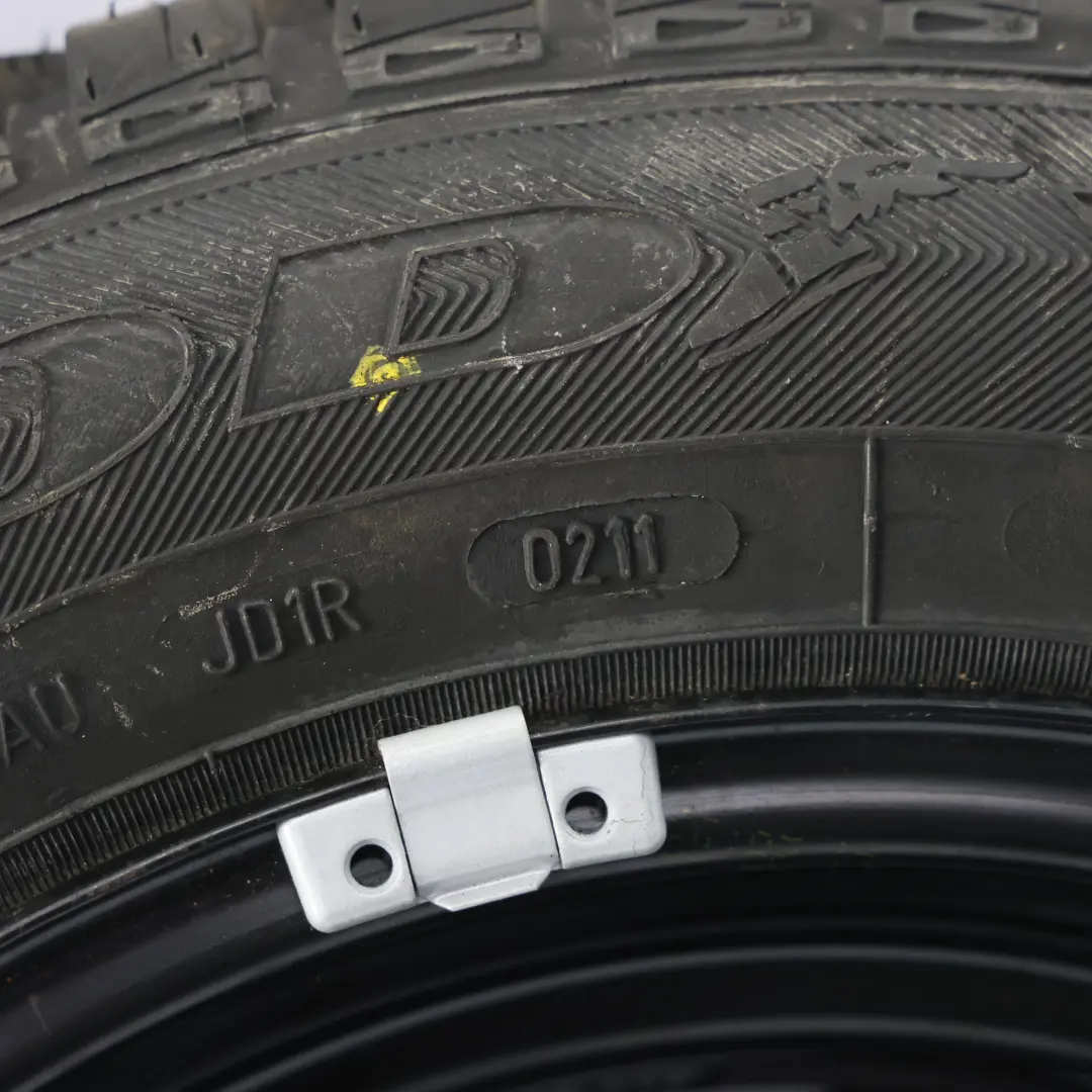 Mk5 Ersatzrad Stahlfelge R14 5J ET:43 Goodyear Reifen für Volkswagen Polo mit Teilenummer 6Q0601027R Volkswagen Polo Mk5 Ersatzrad Stahlfelge R14 5J ET:43 Goodyear Reifen - SKU 6Q0601027R-2 - Teilenummer 6Q0601027R