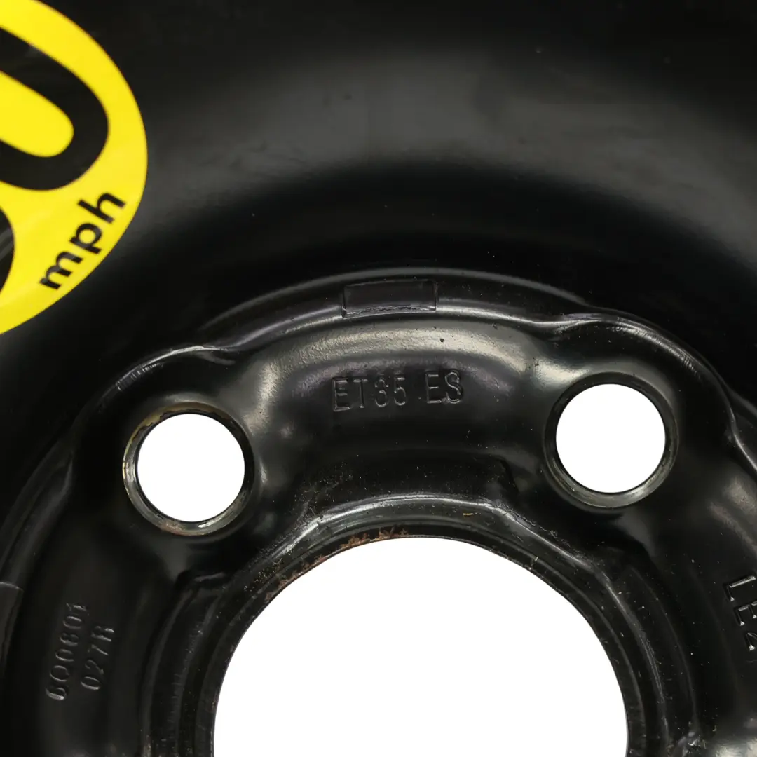 VW Polo Mk5 Spare Wheel Steel Rim R14 5J ET:43 Goodyear Tyre 165/70 - SKU 6Q0601027R-2 - Part number 6Q0601027R