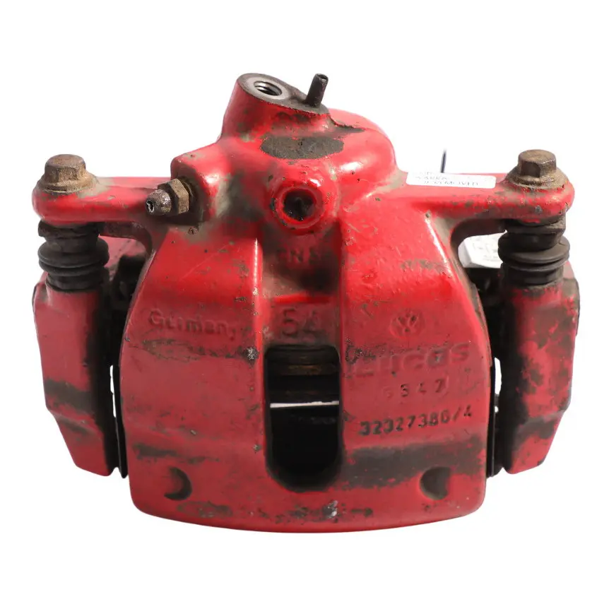 Skoda Fabia Mk1 VRS Front Brake Caliper Housing 288x25 Red Right O/S - SKU 6Q0615124A - Part number 6Q0615124A