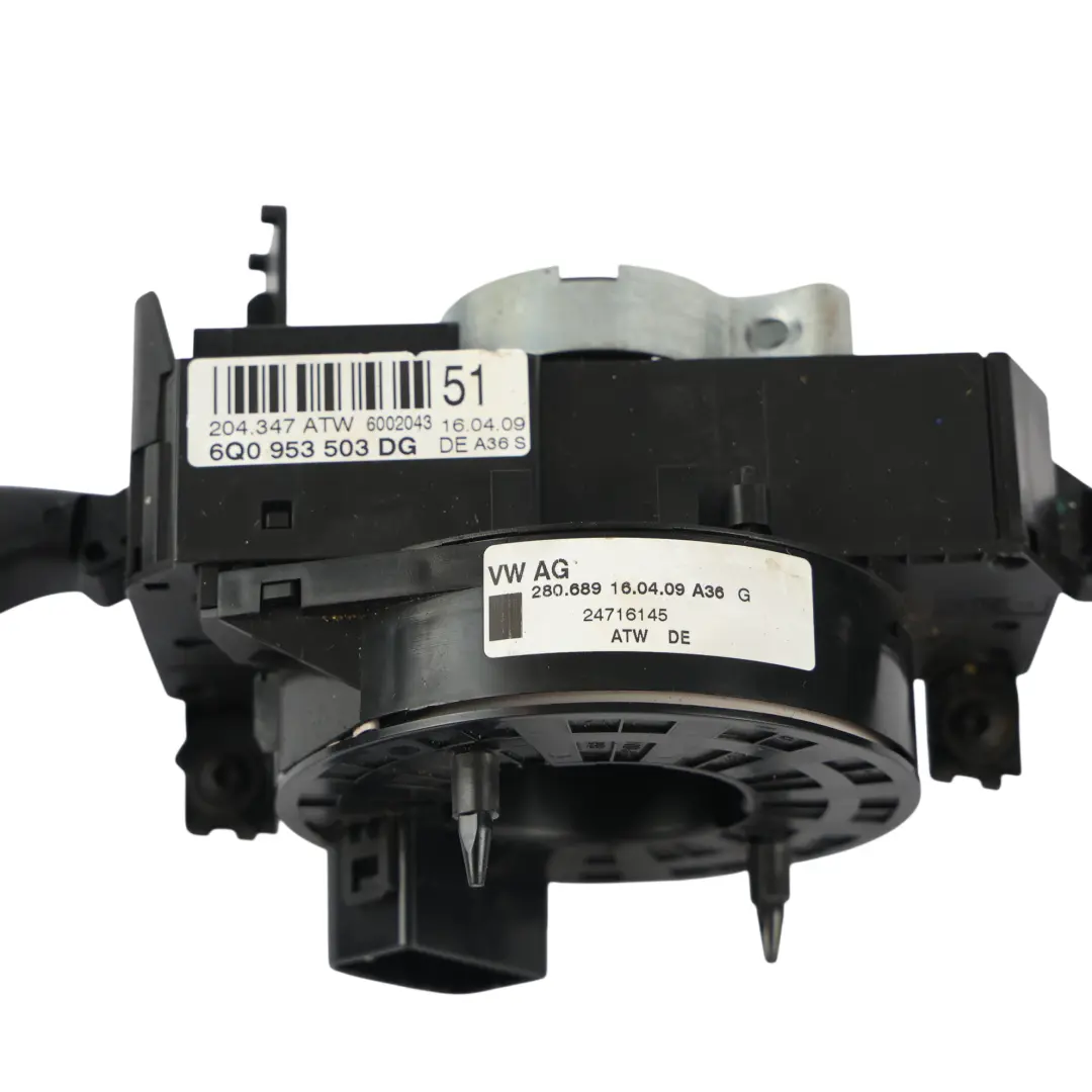 Volkswagen Transporter T5 Interruptor Volante Conjunto Espiral - SKU 6Q0953503DG - Número de pieza 6Q0953503DG