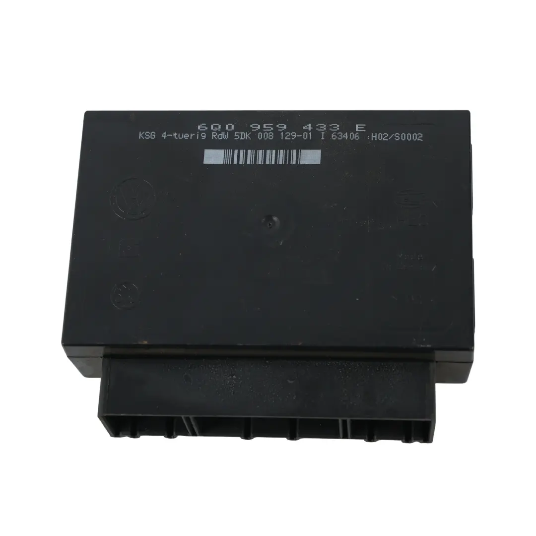 Skoda Fabia Mk1 Volkswagen Polo 9N Modulo Controllo Carrozzeria BCM - SKU 6Q0959433E - Numero di parte 6Q0959433E