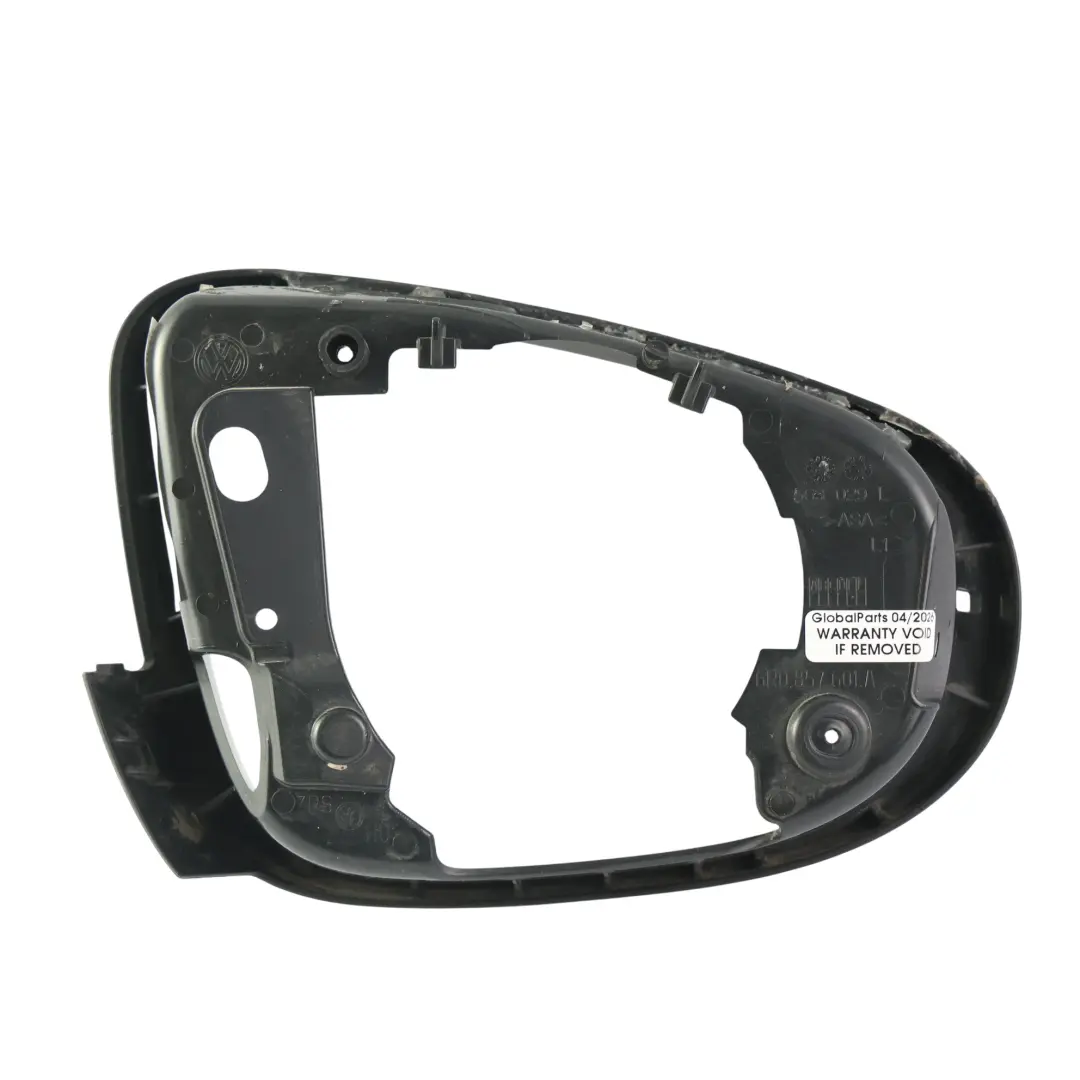 Mk6 Wing Mirror Frame Door Left N/S Housing Cover to Volkswagen Golf with Part number 6R0857601A Volkswagen Golf Mk6 Wing Mirror Frame Door Left N/S Housing Cover - SKU 6R0857601A - Part number 6R0857601A
