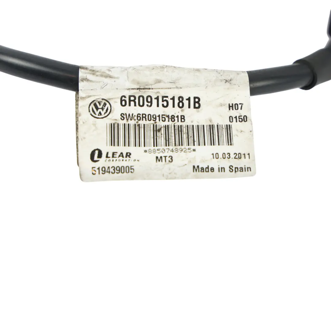 Batterie Massekabel für Seat VW Polo 6R Skoda Fabia 54 Roomster 5J mit Teilenummer 6R0915181B Seat VW Polo 6R Skoda Fabia 54 Roomster 5J Batterie Massekabel - SKU 6R0915181B - Teilenummer 6R0915181B
