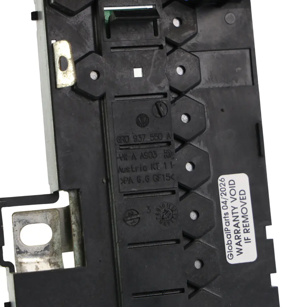 MK2 Boîtier Fusibles Batterie Unité Distribution 6R0937550A pour Skoda Fabia 5J à propos du numéro de pièce 6R0937548E Skoda Fabia 5J MK2 Boîtier Fusibles Batterie Unité Distribution 6R0937550A - SKU 6R0937548E - Numéro de pièce 6R0937548E