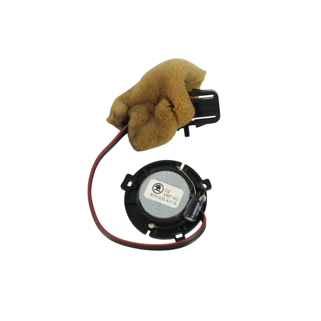 Skoda Fabia MK1 6Y Altavoz Tweeter Delantero Trasero Izq Der Set x2 - SKU 6Y0035411B - Número de pieza 6Y0035411B