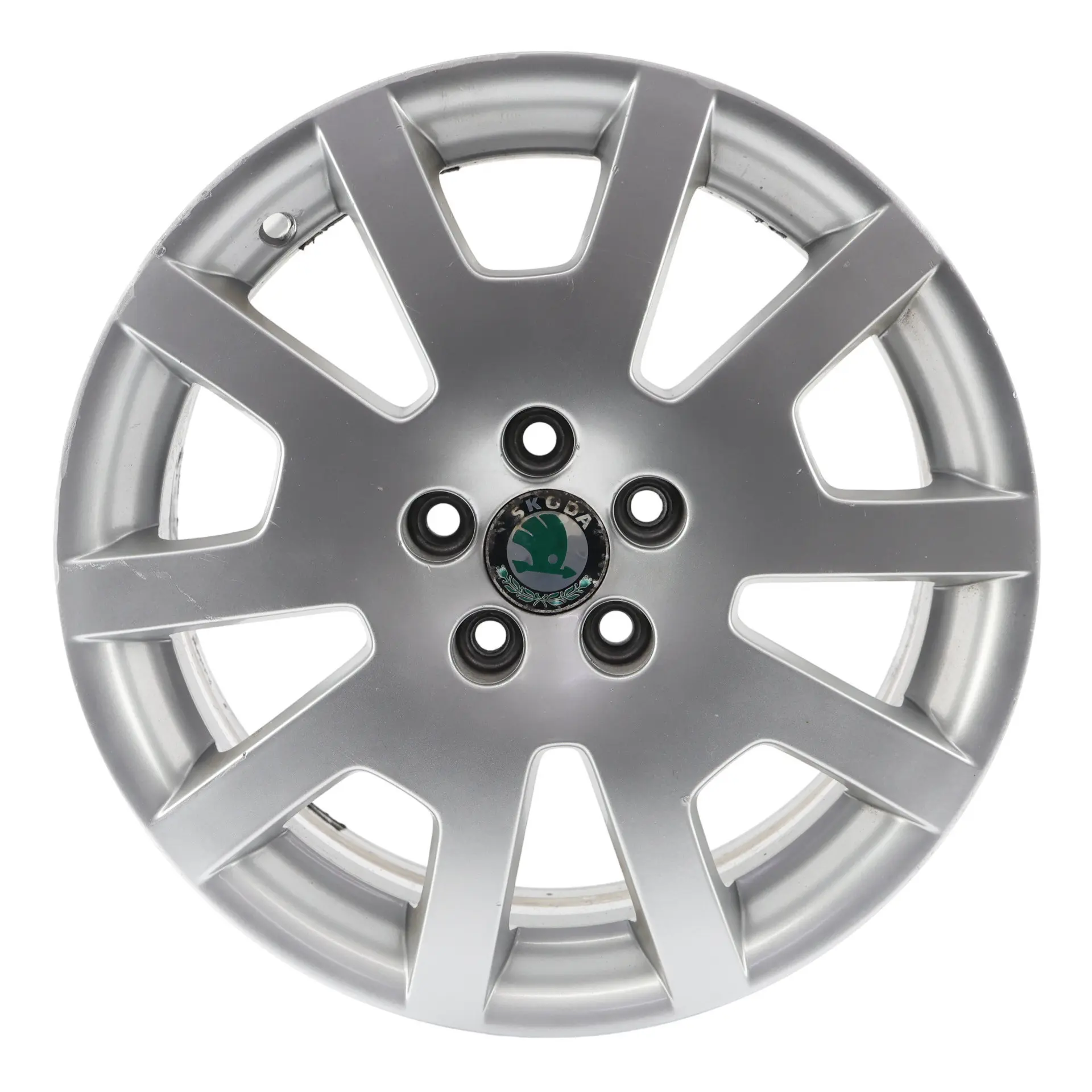 Skoda Fabia Mk1 6Y VRS Jante Alliage Argent 16" 6,5JX16H2 ET:37 6Y0601025M