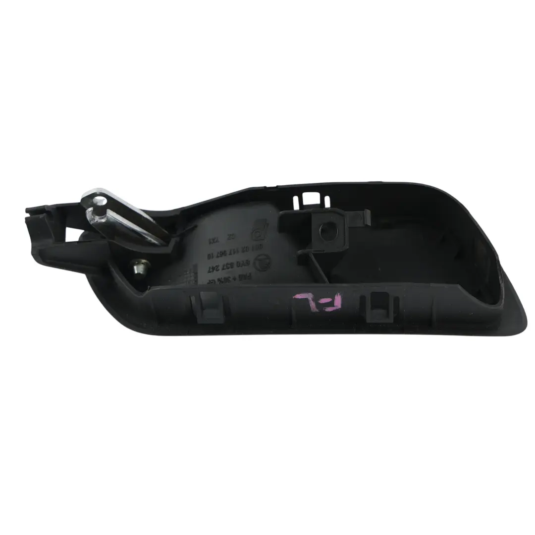 6Y Mk1 Interior Door Handle Trim Front Left N/S Black Onyx to Skoda Fabia with Part number 6Y0837247 Skoda Fabia 6Y Mk1 Interior Door Handle Trim Front Left N/S Black Onyx - SKU RHD-6Y0837247 - Part number 6Y0837247