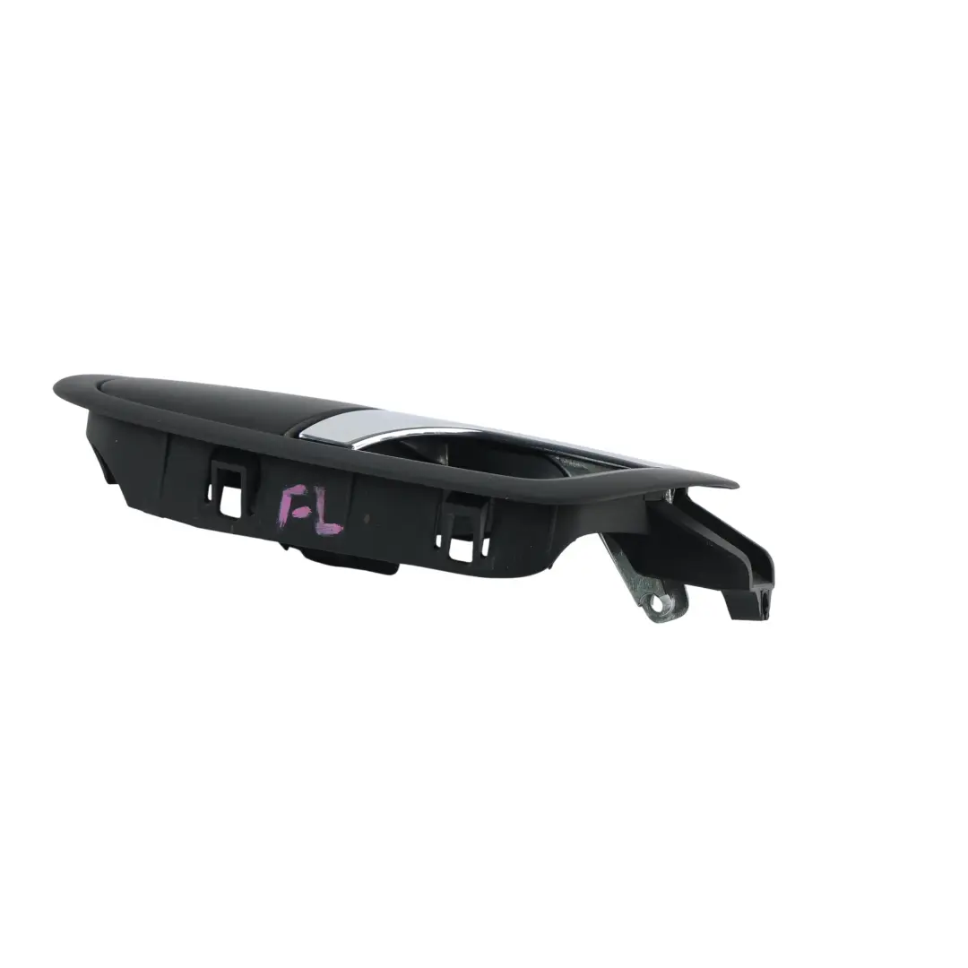 Skoda Fabia 6Y Mk1 Interior Door Handle Trim Front Left N/S Black Onyx - SKU RHD-6Y0837247 - Part number 6Y0837247