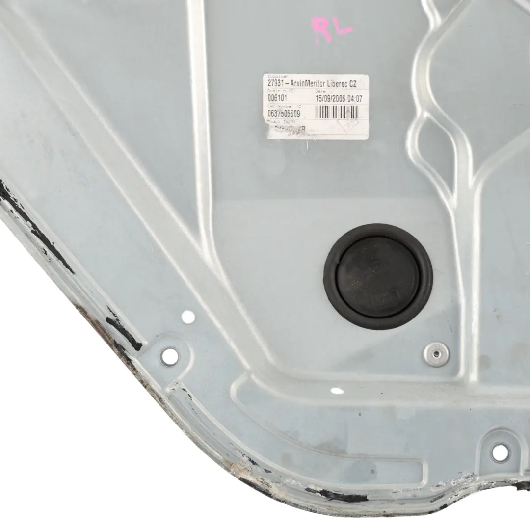 Skoda Fabia Mk1 6Y Door Window Lifter Regulator Panel Rear Right O/S 6Y0839755B - SKU 6Y0839655 - Part number 6Y0839655