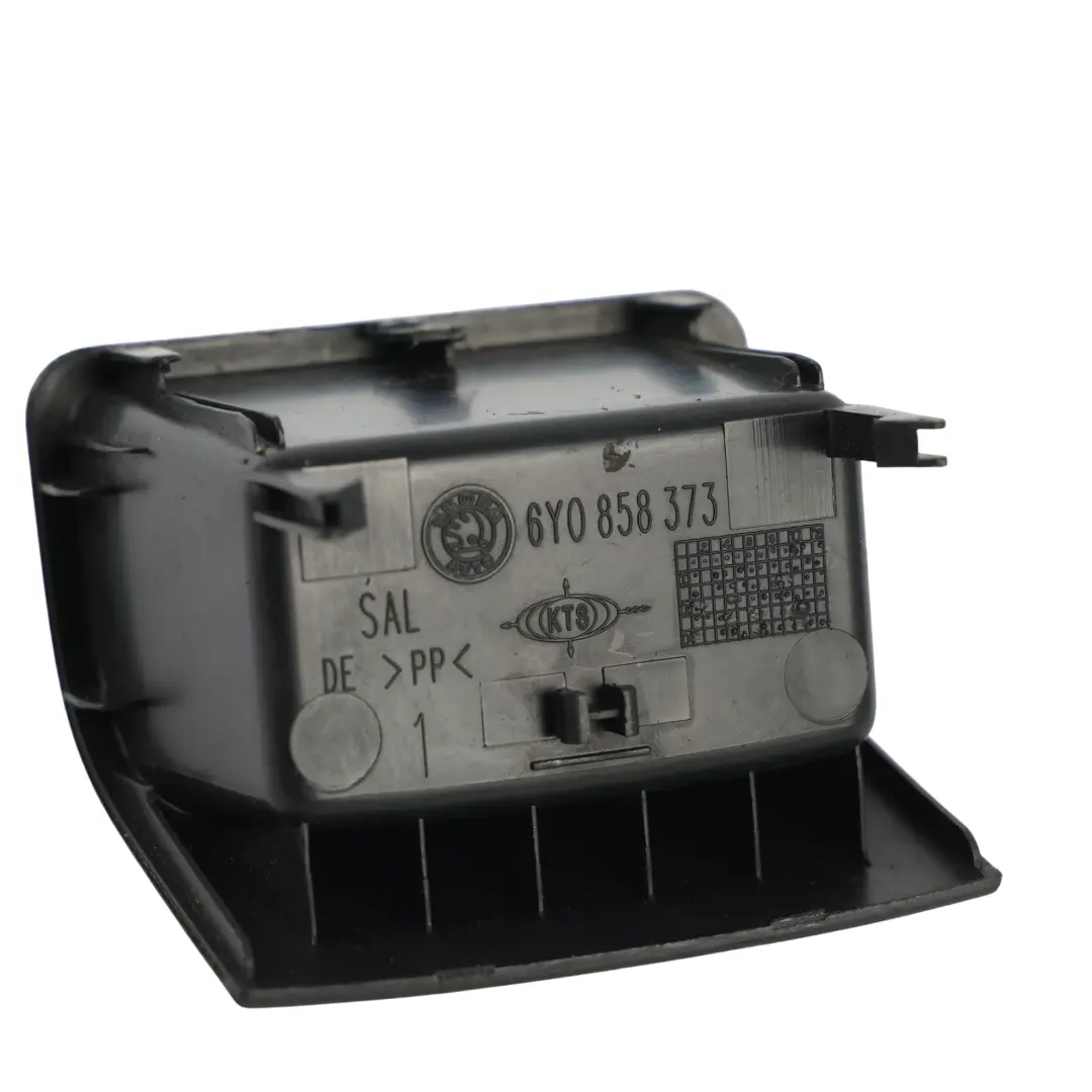 Skoda Fabia 6Y MK1 Console Centrale Posteriore Vano Portaoggetti - SKU 6Y0858373 - Numero di parte 6Y0858373