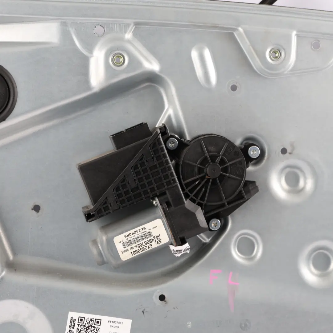 Mk1 6Y Door Window Lifter Regulator Panel Front Left N/S 6Y0837755C to Skoda Fabia with Part number 6Y1837461 Skoda Fabia Mk1 6Y Door Window Lifter Regulator Panel Front Left N/S 6Y0837755C - SKU 6Y1837461 - Part number 6Y1837461