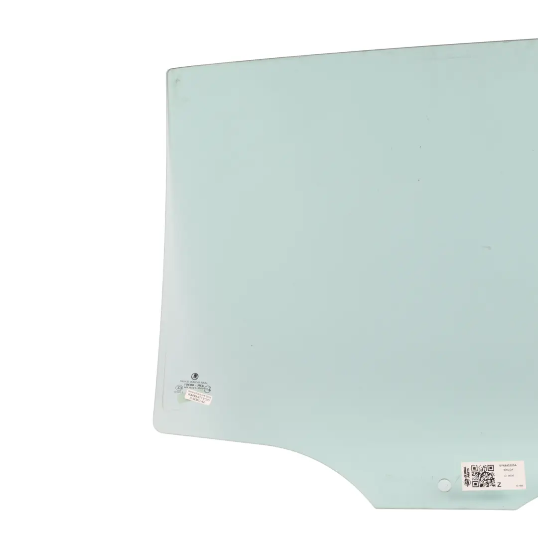 6Y Door Window Glass AS2 Rear Left N/S to Skoda Fabia with Part number 6Y6845205A Skoda Fabia 6Y Door Window Glass AS2 Rear Left N/S - SKU 6Y6845205A - Part number 6Y6845205A