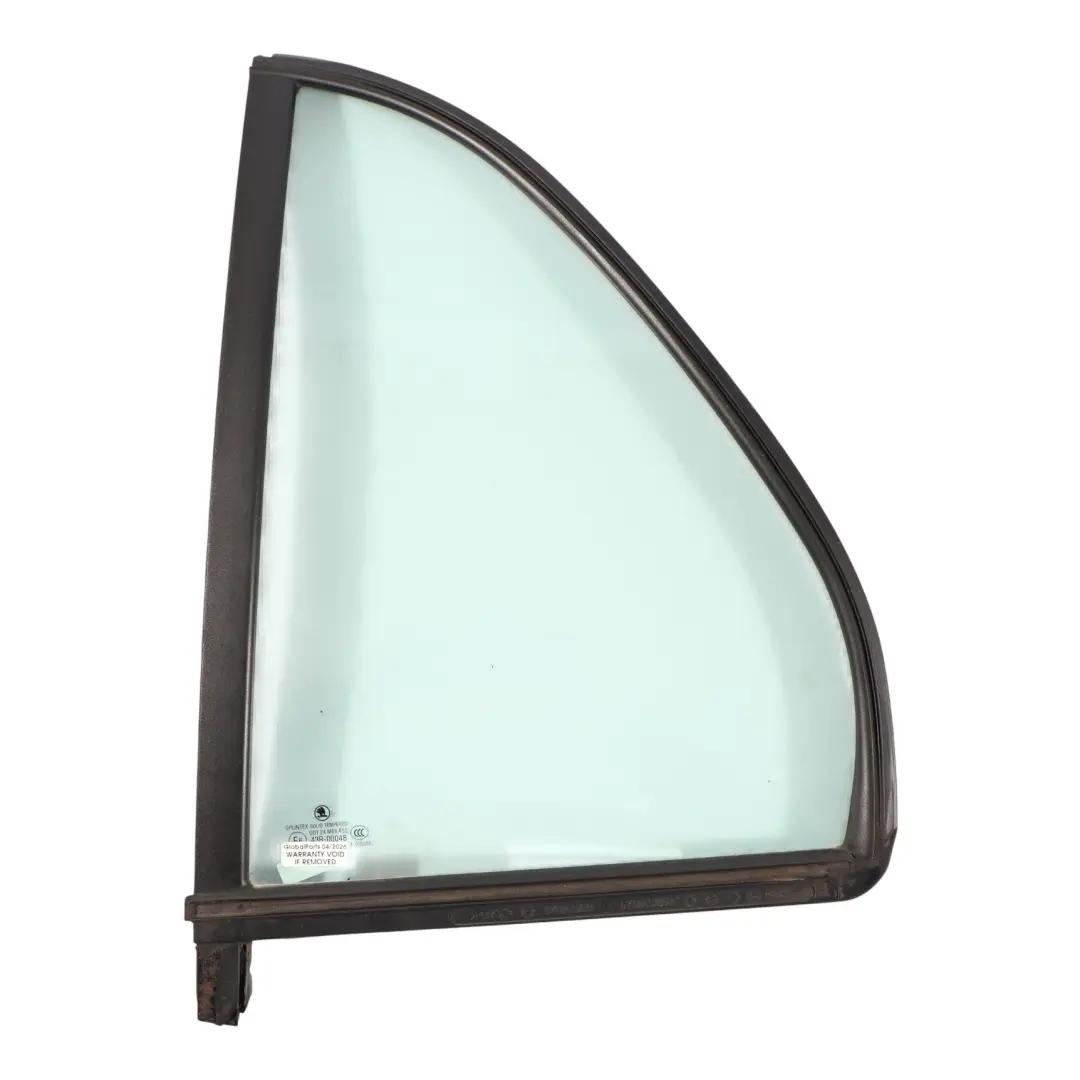 Skoda Fabia Mk1 6Y Rear Quarter Glass Fixed Left N/S AS2 Green - SKU 6Y6845209A - Part number 6Y6845209A