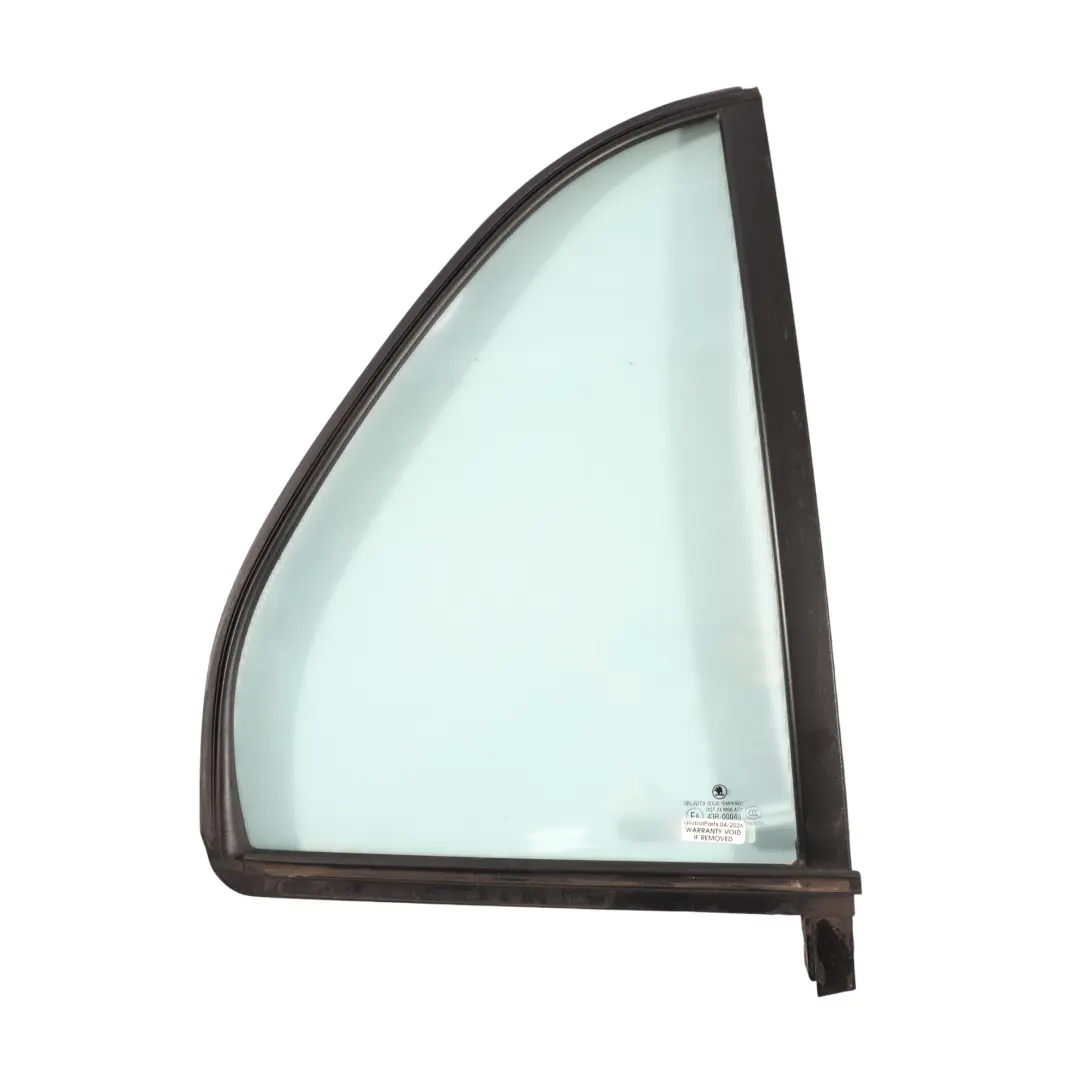 Skoda Fabia Mk1 6Y Rear Quarter Glass Fixed Right O/S AS2 Green - SKU 6Y6845210A - Part number 6Y6845210A