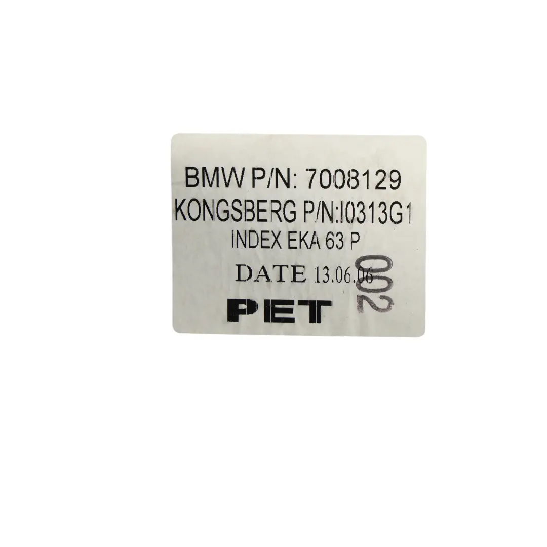 BMW E46 E64 LCI Cuscino Supporto Lombare Sedile Anteriore Sinistro - SKU 7008129 - Numero di parte 7008129