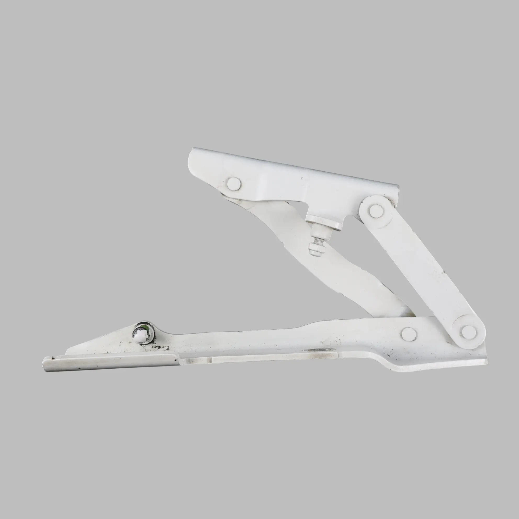 BMW E60 E61 LCI Hood Bonnet Hinge Left N/S 7008727 Alpinweiss 3 White - 300