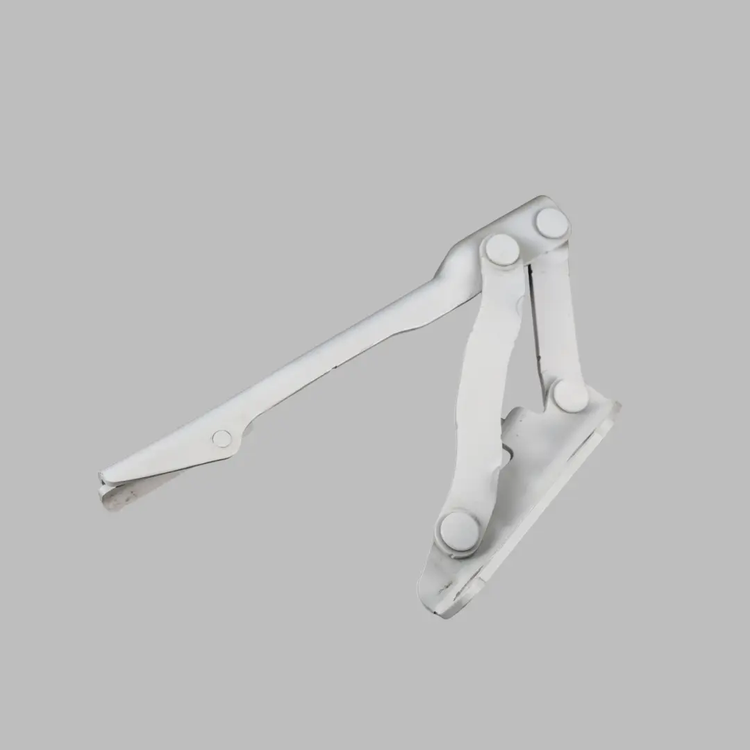 BMW E60 E61 LCI Hood Bonnet Hinge Left N/S Alpinweiss 3 White - 300 - SKU 7008727-AW - Part number 7008727