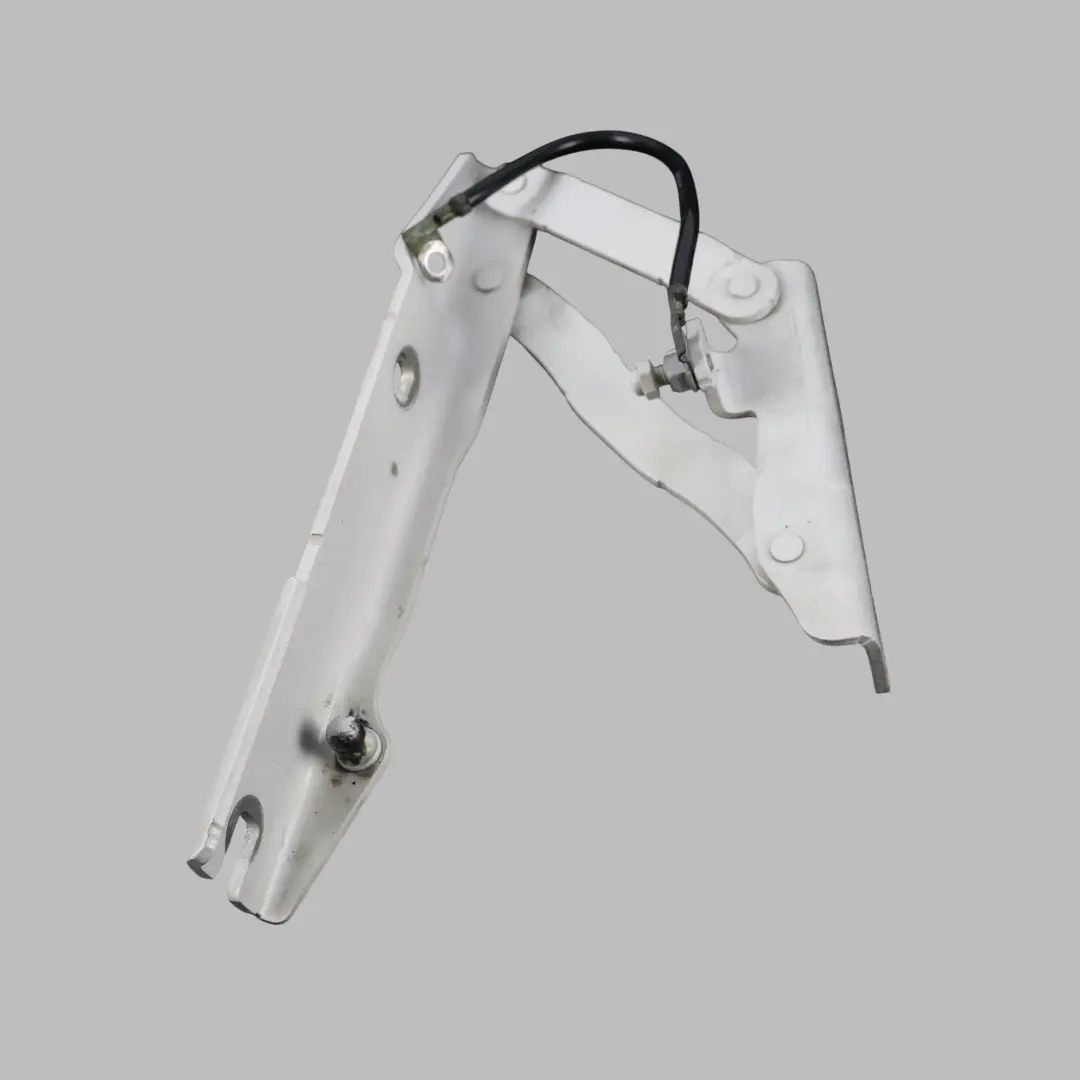 BMW E60 E61 Hood Bonnet Engine Cover Hinge Right O/S Alpinweiss 3 White - 300 - SKU 7008728-AW - Part number 7008728