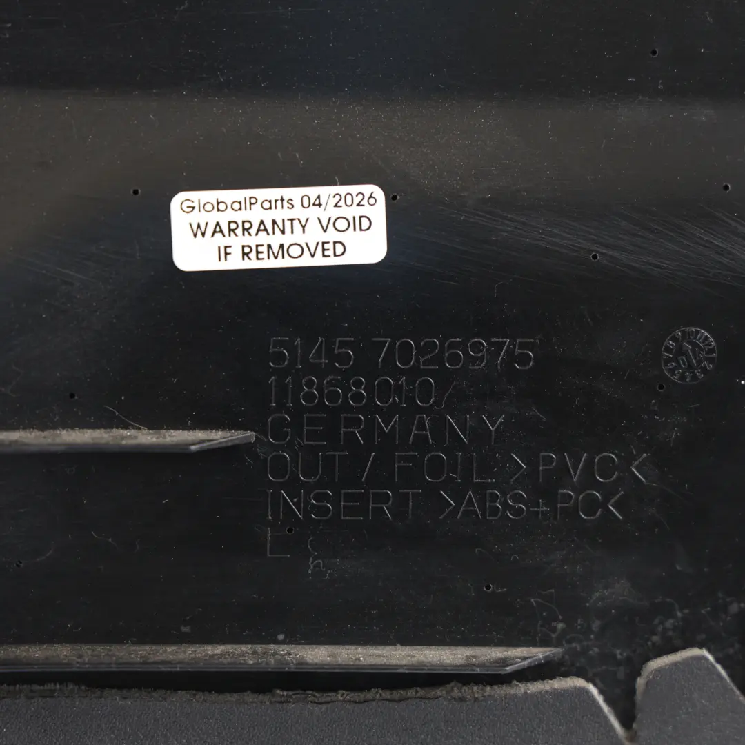 Centre Console Cover Footwell Trim Panel Left N/S to Range Rover L322 with Part number 7026975 Range Rover L322 Centre Console Cover Footwell Trim Panel Left N/S - SKU 7026975 - Part number 7026975