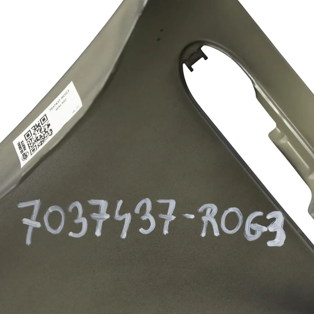 Side Wing Panel Front Left N/S Fender Royal Grey Metallic - A48 to Mini R50 R52 R53 with Part number 7037437 Mini R50 R52 R53 Side Wing Panel Front Left N/S Fender Royal Grey Metallic - A48 - SKU 7037437-ROG3 - Part number 7037437