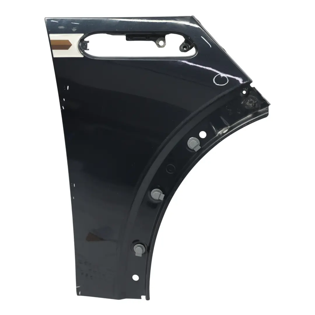 Side Wing Panel Front Right O/S Fender Astro Black Metallic - A25 to Mini R50 R53 with Part number 7037438 Mini R50 R53 Side Wing Panel Front Right O/S Fender Astro Black Metallic - A25 - SKU 7037438-ASB5 - Part number 7037438