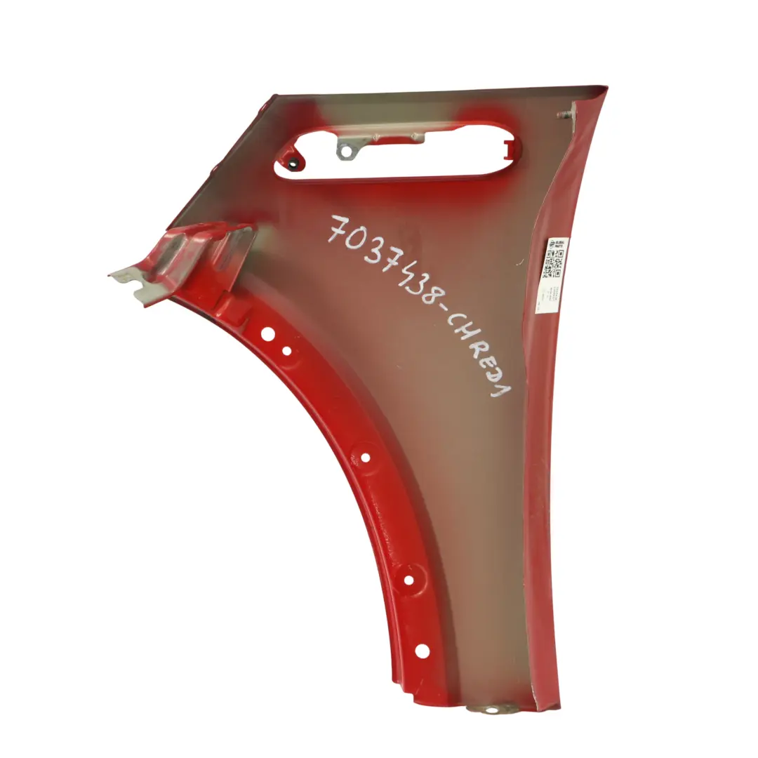 Mini Cooper R50 R52 R53 Front Right O/S Side Panel Fender Wing Chili Red - 851 - SKU 7037438-CHRED1 - Part number 7037438