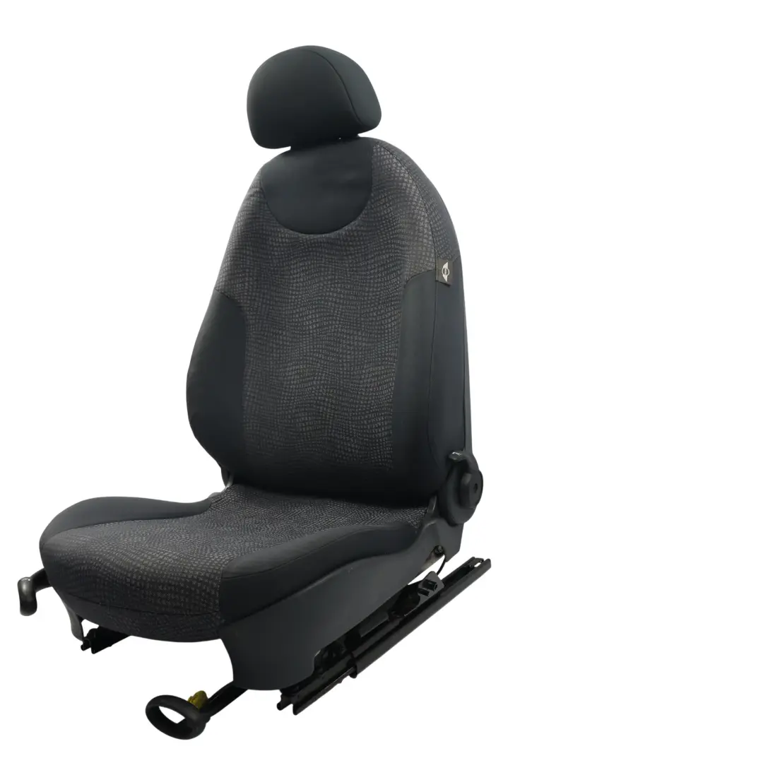 Siège Avant Droit Tissu Kaleido Noir pour Mini Cooper R50 à propos du numéro de pièce 7073074 Mini Cooper R50 Siège Avant Droit Tissu Kaleido Noir - SKU 7073074-2 - Numéro de pièce 7073074