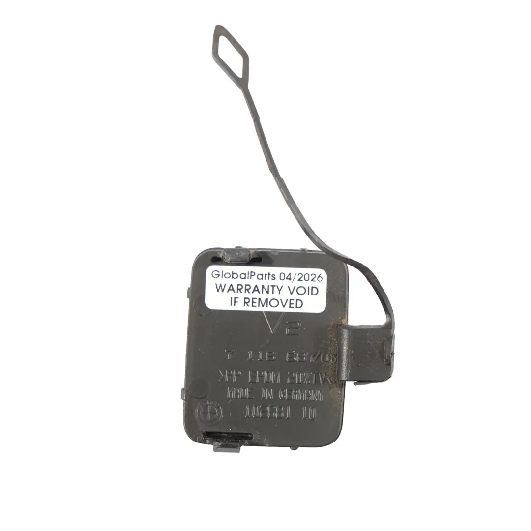 BMW E90 E91 Stoßstange Klappe Abschlepphaken Barberarot Metallic A39 - SKU 7116687-BAR - Teilenummer 7116687