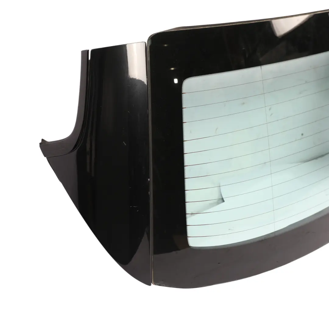 Window BMW E93 F33 Folding Top Hardtop Roof Shell Black Sapphire - 475 to Rear with Part number 7128754 Rear Window BMW E93 F33 Folding Top Hardtop Roof Shell Black Sapphire - 475 - SKU 7128754-BS - Part number 7128754