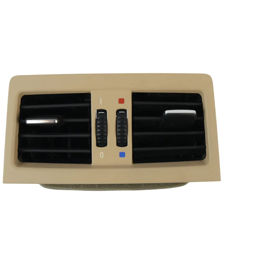 BMW E90 E91 Rejilla Ventilación Consola Central Trasera Beige - SKU 7129556 - Número de pieza 7129556