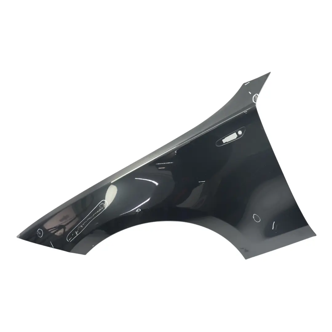 BMW E81 E87 Side Panel Wing Fender Front Left N/S Black Sapphire Metallic - 475 - SKU 7133227-BS - Part number 7133227