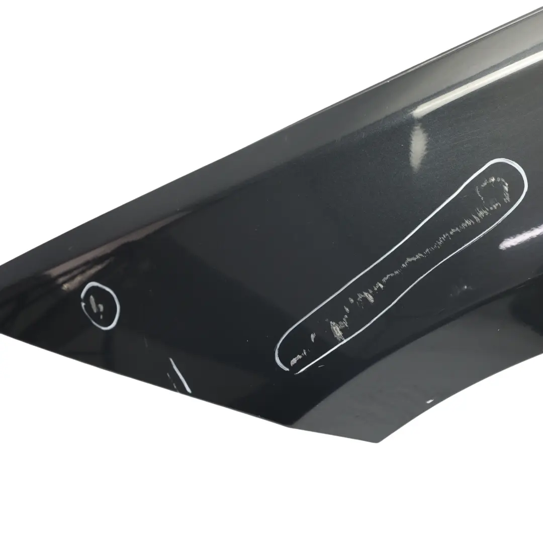 BMW E81 E87 Side Panel Wing Fender Front Left N/S Black Sapphire Metallic - 475 - SKU 7133227-BS - Part number 7133227