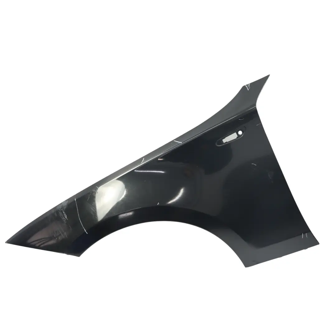 BMW E81 E87 Pannello laterale parafango anteriore sinistro Nero Zaffiro - 475 - SKU 7133227-BS2 - Numero di parte 7133227