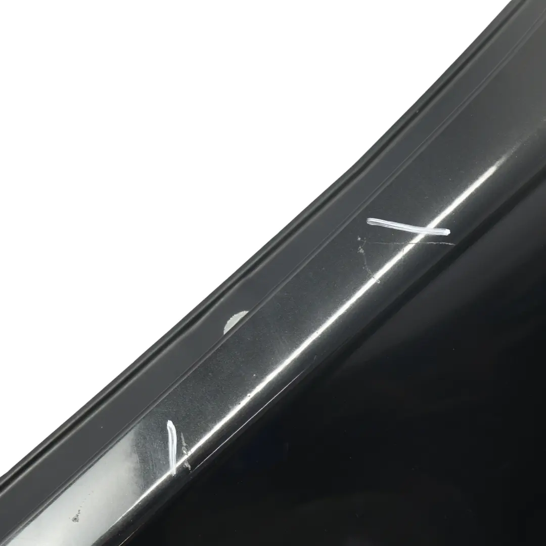 BMW E81 E87 Panel Lateral Guardabarros Delantero Izquierdo Negro Zafiro - 475 - SKU 7133227-BS2 - Número de pieza 7133227
