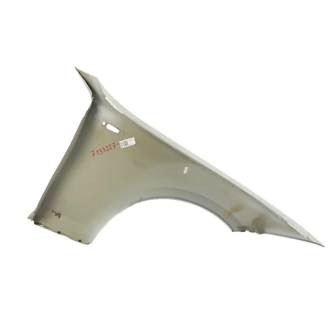 BMW E81 E82 E87 E88 Pannello Laterale Ant SX Parafango Argento-Titanio Argento - SKU 7133227-TS3 - Numero di parte 7133227