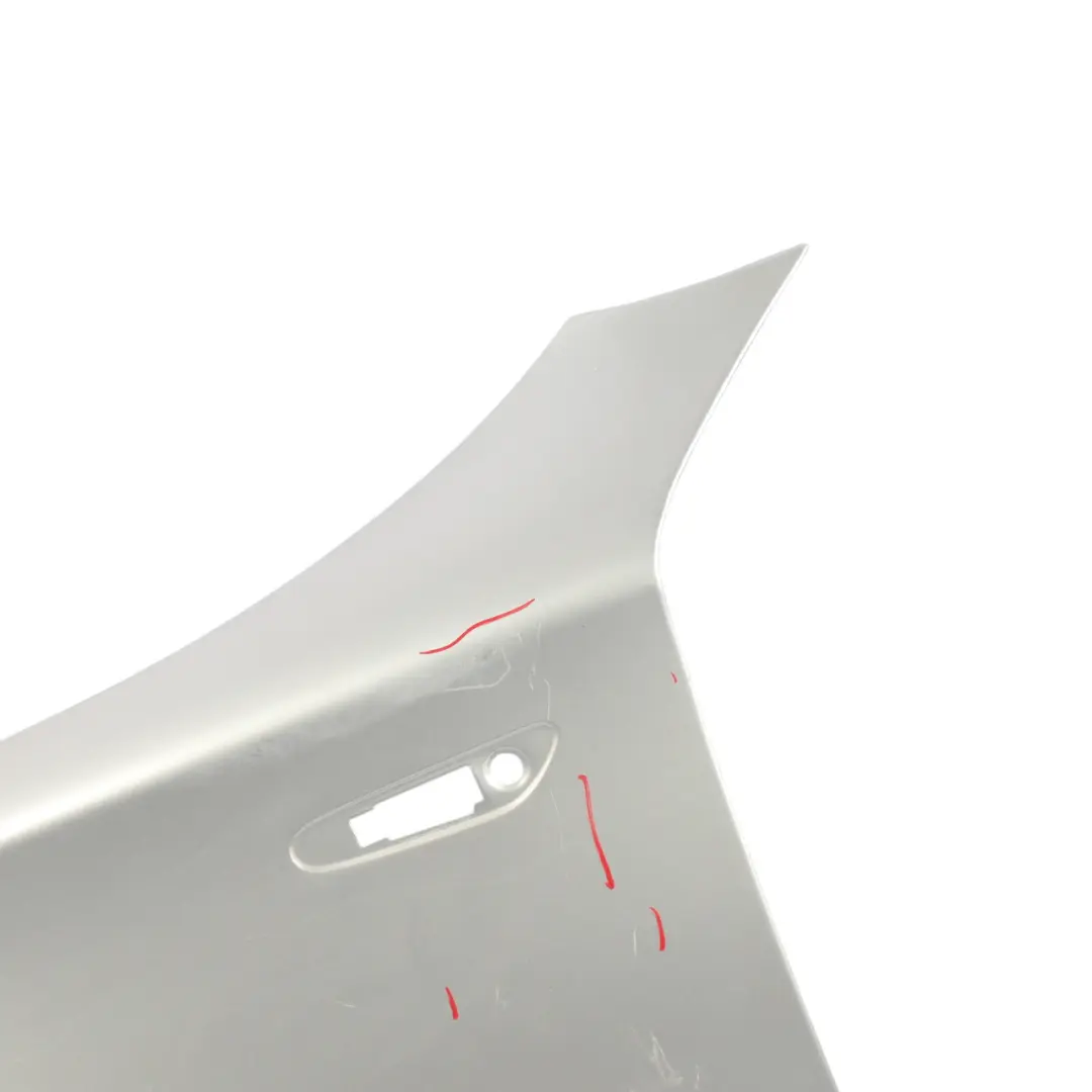Side Panel Wing Fender Front Left N/S Titansilber Silver - 354 to BMW E81 E87 with Part number 7133227 BMW E81 E87 Side Panel Wing Fender Front Left N/S Titansilber Silver - 354 - SKU 7133227-TS3 - Part number 7133227