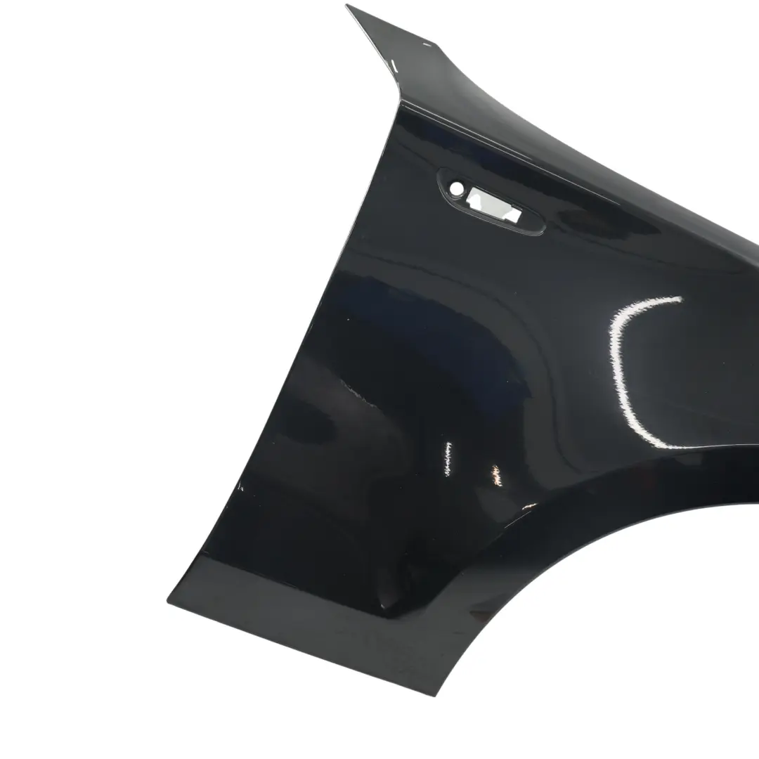 Side Panel Fender Wing Front Right O/S Black Sapphire Metallic 475 to BMW E81 E87 with Part number 7133228 BMW E81 E87 Side Panel Fender Wing Front Right O/S Black Sapphire Metallic 475 - SKU 7133228-BS - Part number 7133228