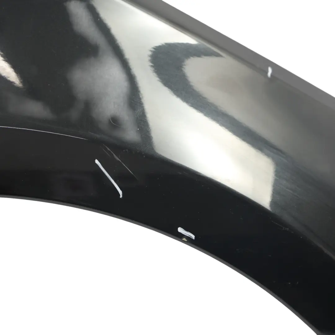 BMW E81 E87 Side Panel Fender Wing Front Right O/S Black Sapphire Metallic 475 - SKU 7133228-BS - Part number 7133228