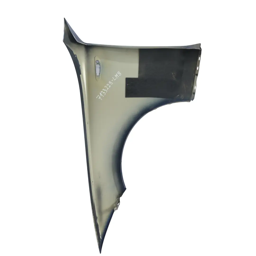 BMW E81 E87 Panel Lateral Guardabarros Ala Delantera Derecha Le Mans Azul - 381 - SKU 7133228-LMB - Número de pieza 7133228