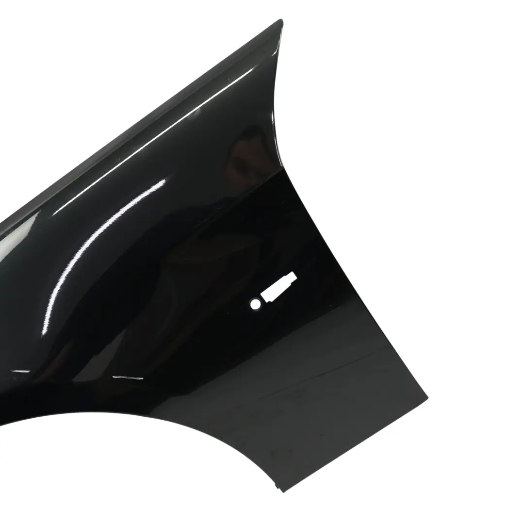 BMW E90 E91 Seitenwand Vorne Links Kotflügel Black Sapphire Schwarz Metallic 475 - SKU 7135679-BS - Teilenummer 7135679