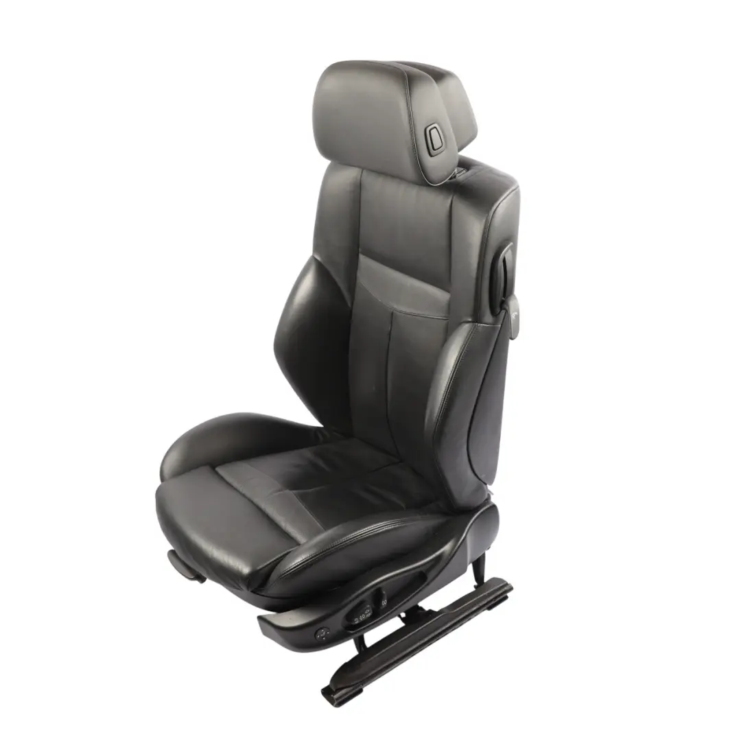 Front Driver's Seat Sport Heated Black Leather Left N/S Memory Lumbar to BMW E63 with Part number 7159882 BMW E63 Front Driver's Seat Sport Heated Black Leather Left N/S Memory Lumbar - SKU RHD-7159882-1 - Part number 7159882
