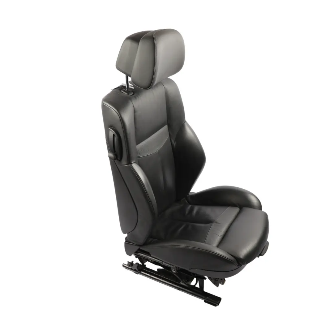 BMW E63 Front Driver's Seat Sport Heated Black Leather Left N/S Memory Lumbar - SKU RHD-7159882-1 - Part number 7159882