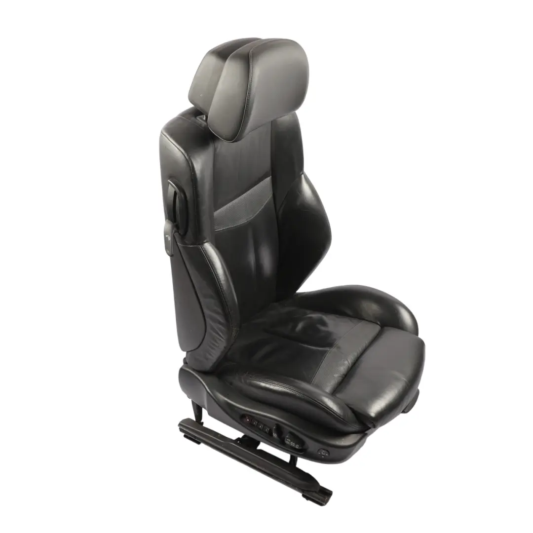 BMW E63 Front Driver's Seat Sport Heated Black Leather Right O/S Memory Lumbar - SKU RHD-7159882-2 - Part number 7159882