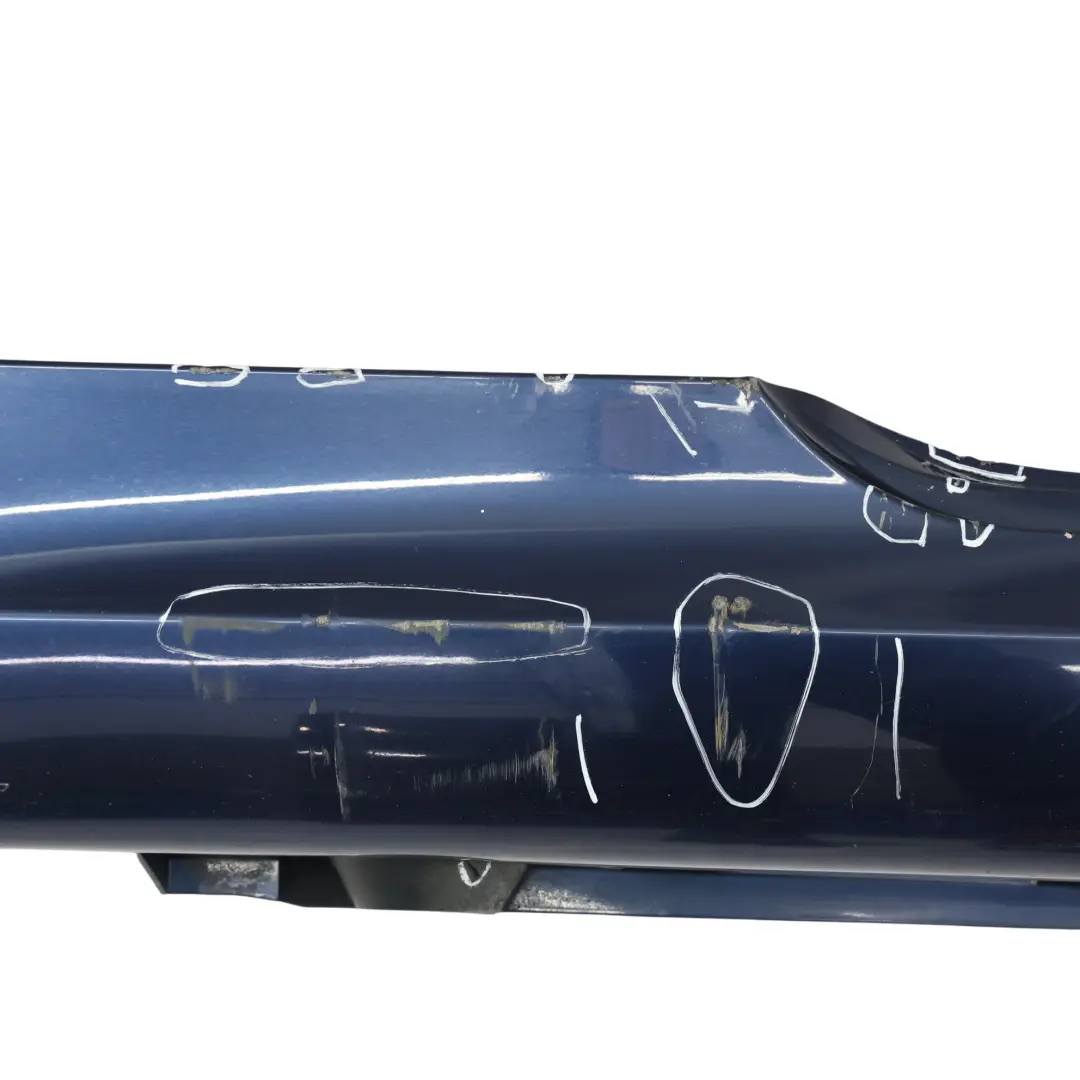 BMW E63 E64 LCI Seuil Porte Côté Droit Bleu Océan Métallique A76 - SKU 7181988-DSB - Numéro de pièce 7181988