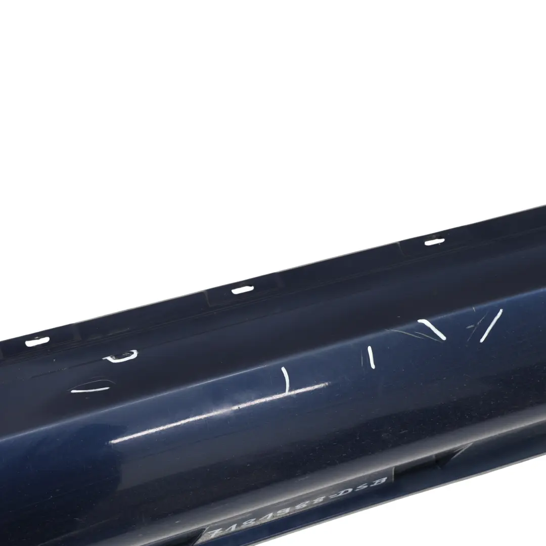 Door Sill Side Cover Skirt Right O/S Tiefseeblau Metallic - A76 to BMW E63 E64 LCI with Part number 7181988 BMW E63 E64 LCI Door Sill Side Cover Skirt Right O/S Tiefseeblau Metallic - A76 - SKU 7181988-DSB - Part number 7181988