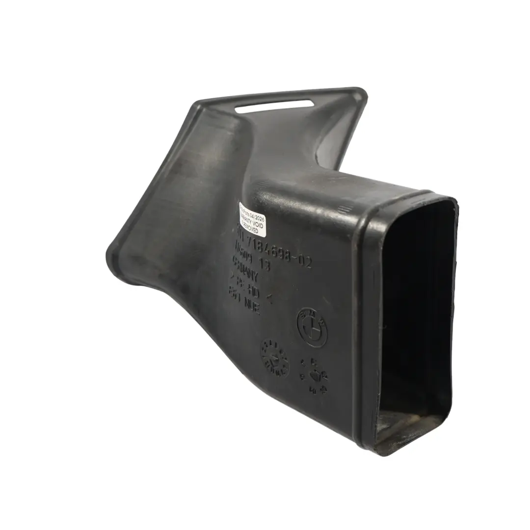BMW E63 E64 LCI Tubo Condotto Aria Pinza Freno Anteriore Destro - SKU 7184698 - Numero di parte 7184698