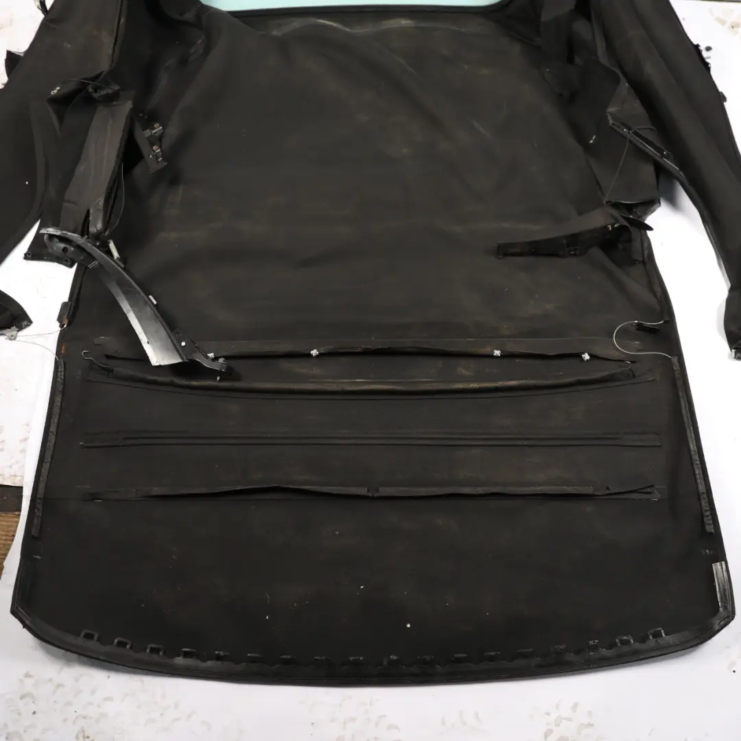 Roof Folding Soft Top Cover Cloth Black to Mini R57 Cabrio Convertible with Part number 7191145 Mini R57 Cabrio Convertible Roof Folding Soft Top Cover Cloth Black - SKU 7191145 - Part number 7191145