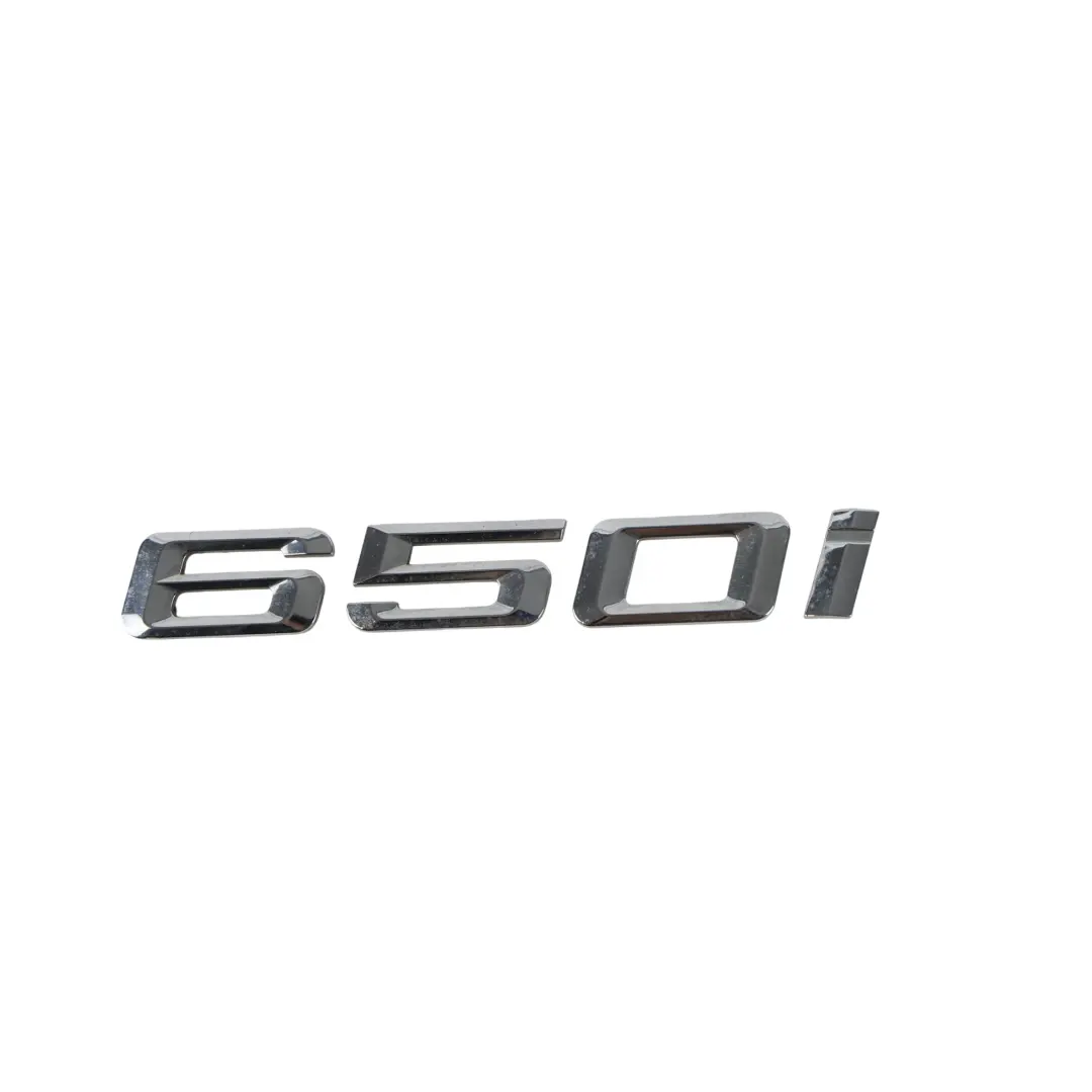 Emblema Badge 650I Targhetta Scritta per BMW E63 LCI E64 LCI con numero di parte 7196551 BMW E63 LCI E64 LCI Emblema Badge 650I Targhetta Scritta - SKU 7196551 - Numero di parte 7196551