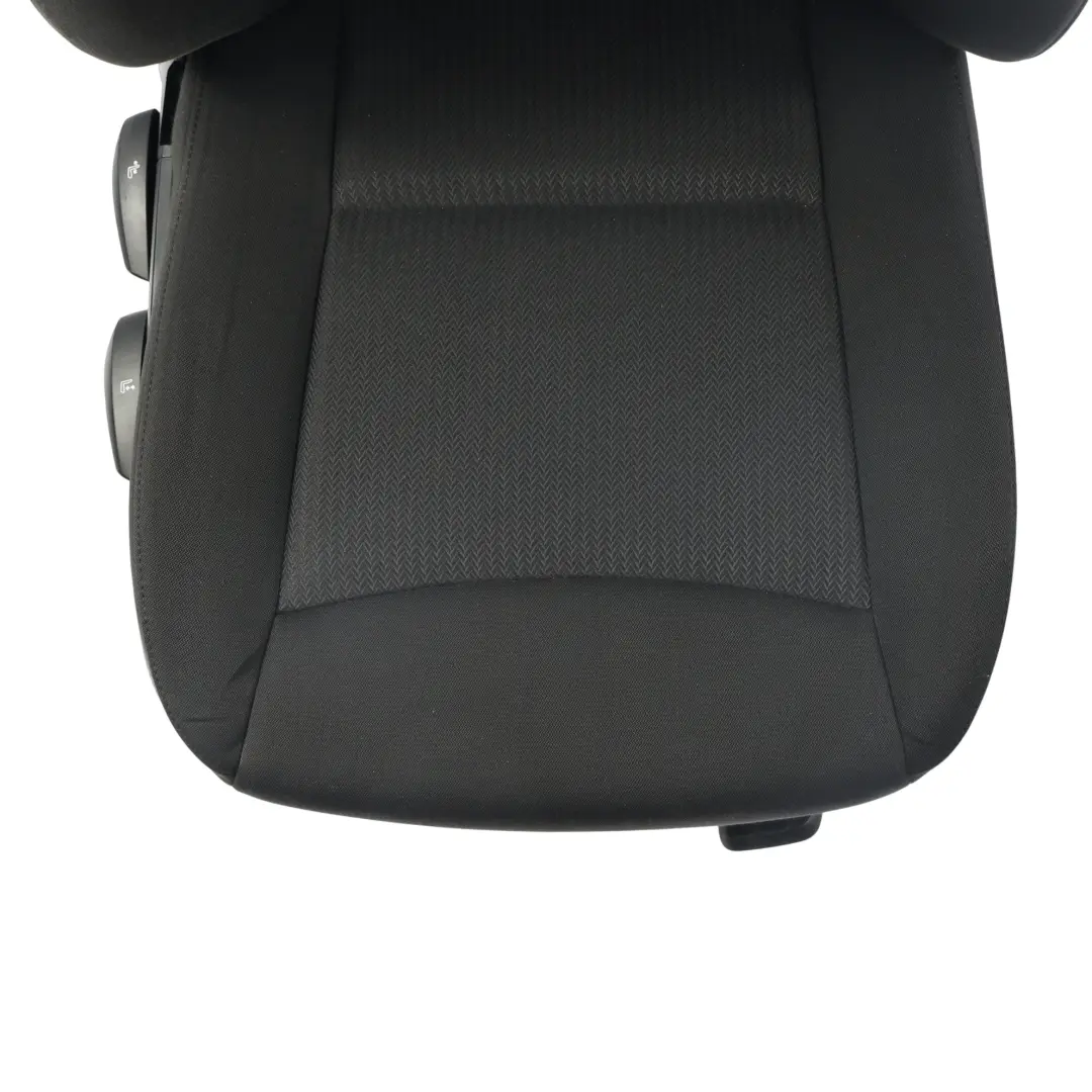 BMW E90 E91 LCI Front Seat Interior Cloth Vertex Anthracite Right O/S - SKU 7212156-3 - Part number 7212156