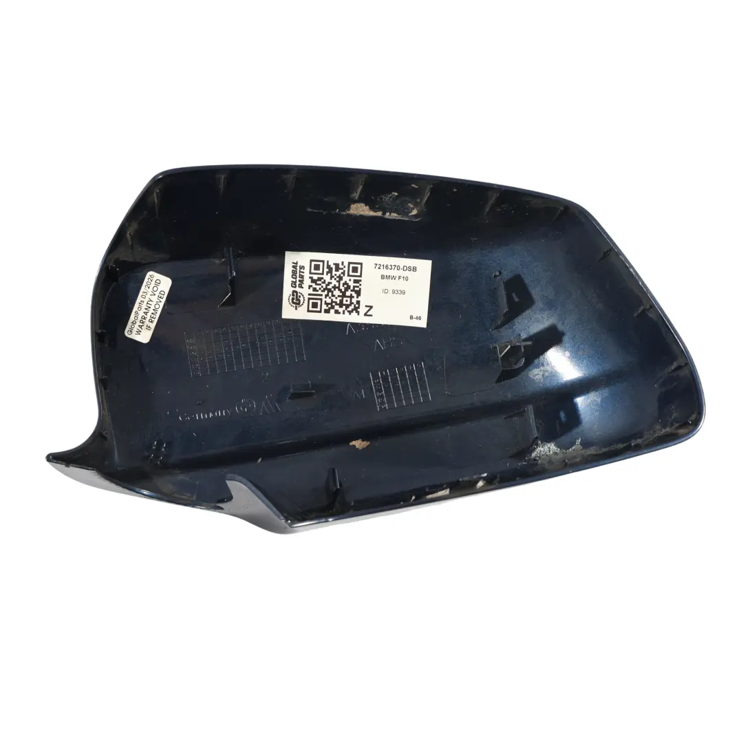 BMW F10 F11 Osłona Obudowa Lusterka Prawa Tiefseeblau A76 - SKU 7216370-DSB - Numer Części 7216370